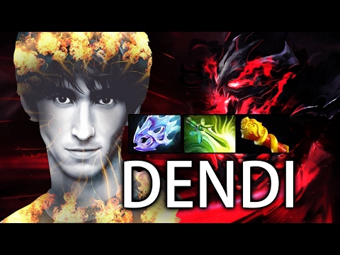 Dendi Shadow Fiend vs Luna Sniper Can't Carry ALL Pro Mid Carry 7.00 Gameplay Dota 2