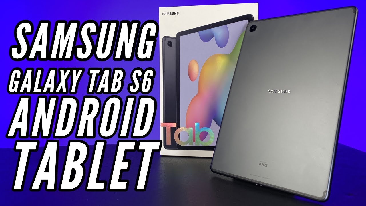 Samsung Galaxy Tab S6 Lite Android Tablet Unboxing and Camera Test
