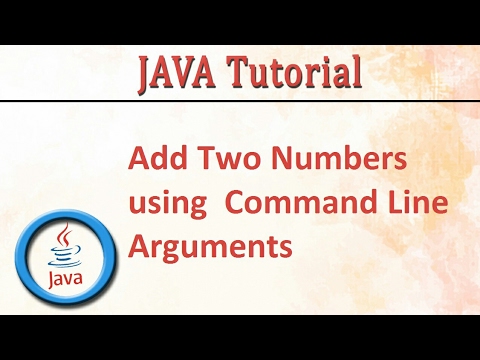 Java Add Two Numbers Using Command Line Arguments Program