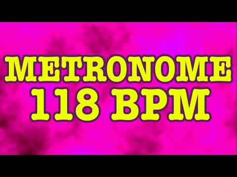 118 BPM Metronome - 10 Minute Metronome - 118BPM Click Track - 10 Minute Timer - Metrónomo 118 BPM