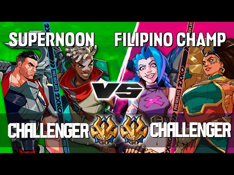 2XKO ▰ SUPERNOON (Ekko-Darius) vs FILIPINO CHAMP (Jinx-Illaoi) ▰ 2XKO Pro level replays