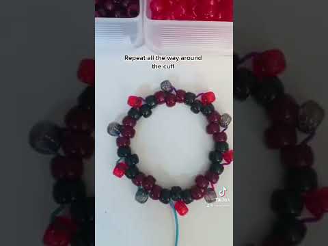 Flower Cuff Tutorial | Tiktok Kandi Tutorials