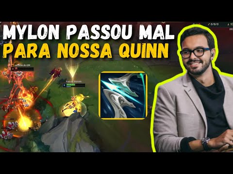 MYLON FOI CAMPADO E AINDA TOMOU GAP TOP - QUINN VS AATROX MATCH UP