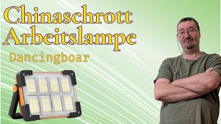 Lebensgefährlicher Chinaschrott ! Arbeitslampe von #DANCINGBOAR