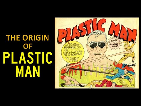 The Origin of PLASTIC MAN! Vintage Crime Comic Book