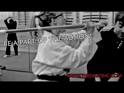 Class warm up sword practice with Shinai