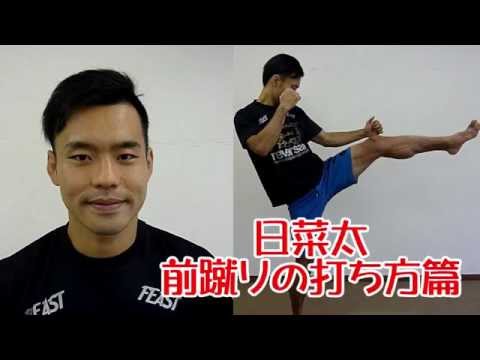 日菜太「前蹴りの打ち方篇」