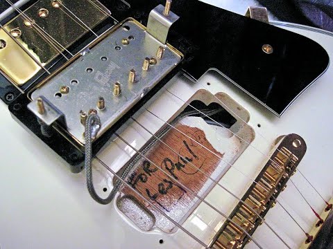 Immagine Les Paul's Personal 50th Anniversary White Custom Featured on his Autobiography~ The Collector's Package - 26