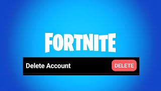 THIS Button Will DELETE Your Fortnite Account, DON