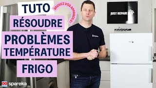 Comment résoudre les problèmes de température d\'un frigo - tuto