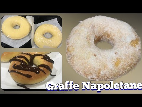 GRAFFE FRITTE E CIAMBELLE AL FORNO SENZA PATATE - ricetta facile