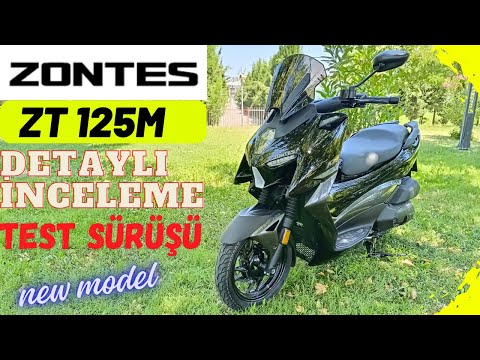 ZONTES ZT 125M SCOOTER DETAYLI İnceleme ve Test sürüşü. Yeni.. #scooter #motosiklet #zontes