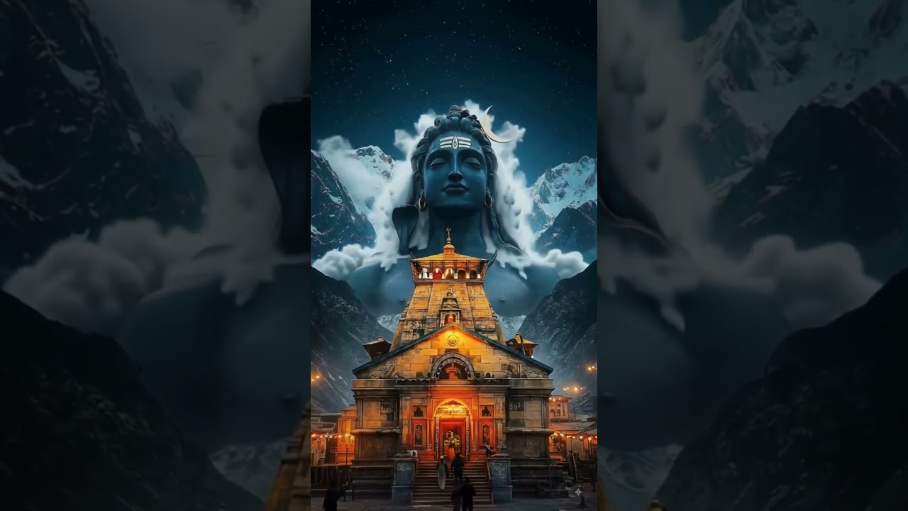 महादेव की दिव्य शक्ति के सामने केदारनाथ का अद्भुत दृश्य 🙏🔱 | हर हर महादेव #mahadev #harharmahadev
