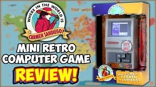 Where In The World Is Carmen Sandiego Classic Computer Game Handheld! REVIEW