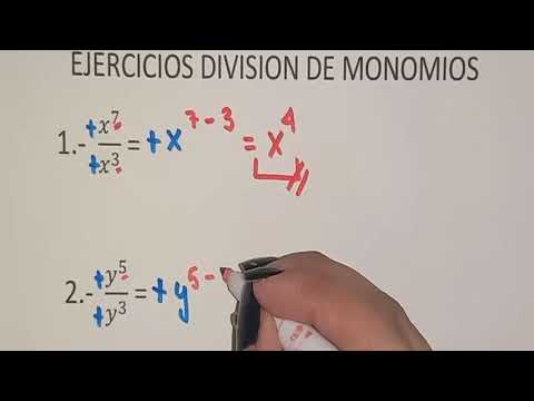 División de monomios - Super fácil || Nuevo EXANI II