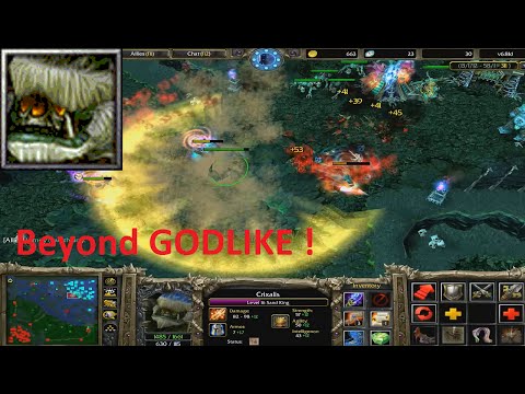 DotA 6.81d - Sand King, Crixalis Beyond GODLIKE !