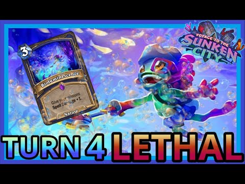 TURN 4 LETHAL FOR THE HORDE!!! | Bioluminescence OTK | Hearthstone