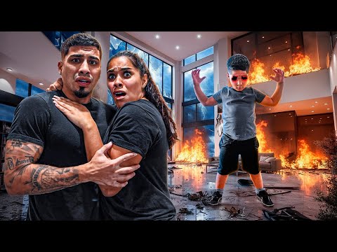 Our Son Turned EVIL Again & Tried Setting The House On FIRE! 