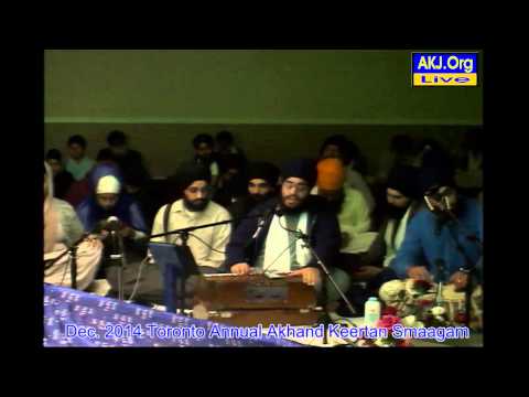 055 Toronto Dec. 2014 Smaagam - Friday Morning Keertan - Bh. Bhagatjot Singh Jee