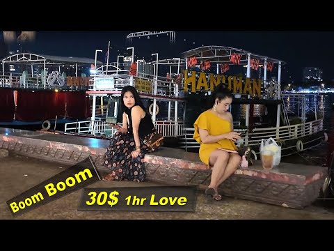 Explore Phnom Penh Hidden Nightlife Gems 2025 | Stunning Freelancers at Riverside 🇰🇭