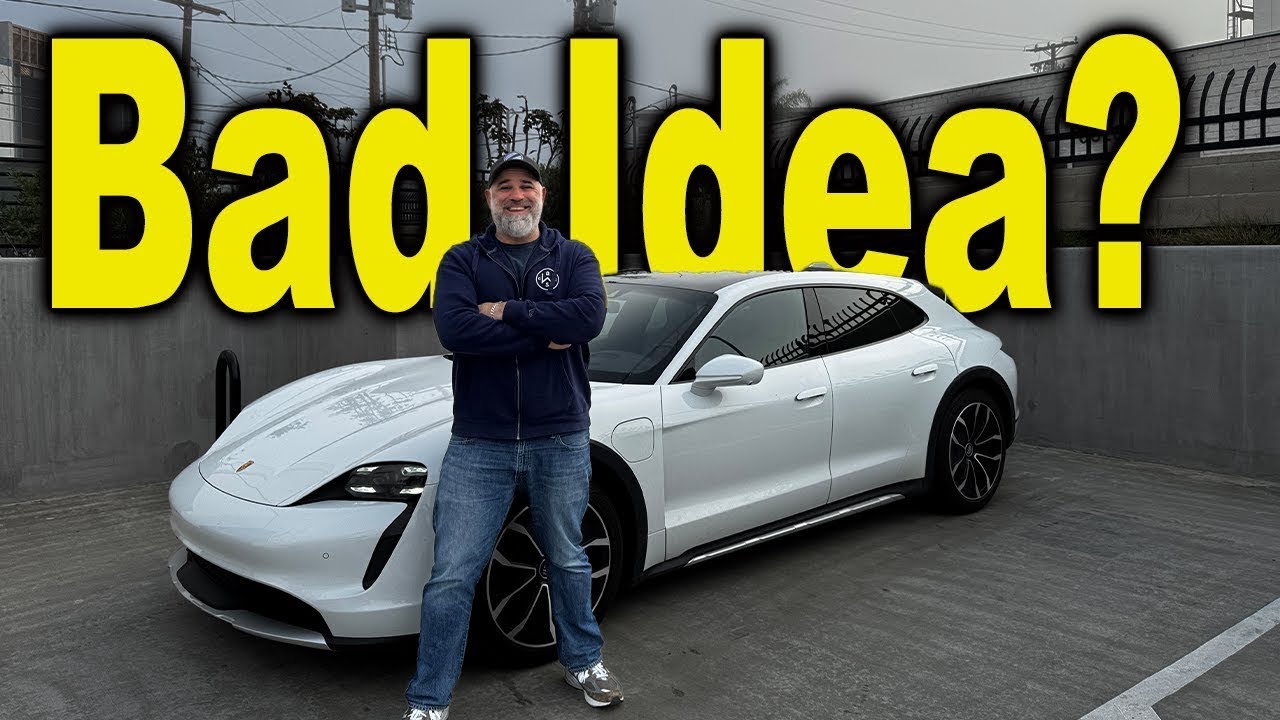 I Bought a Half Price Used Porsche Taycan and Drove it 2,300 Miles Home In Winter! - TheSmokingTIre