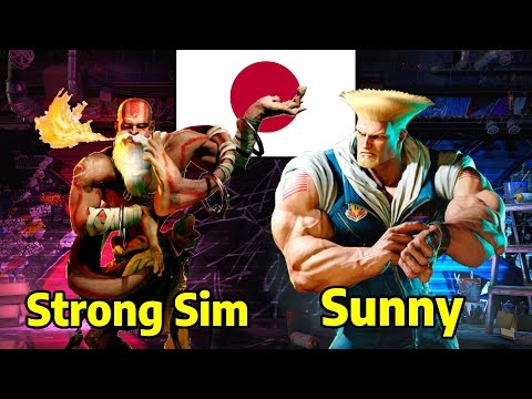 Street Fighter 6 ➥ Strong Sim (DHALSIM) VS Sunny サニー (GUILE) 4K Master Ranks
