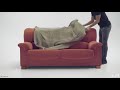 Elastična navlaka za kauč Aquiles Grey 180x45x50 cm