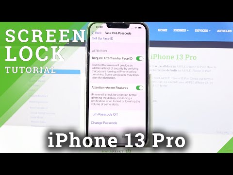How to Add Screen Lock on iPhone 13 Pro – Set Password / PIN / Pattern