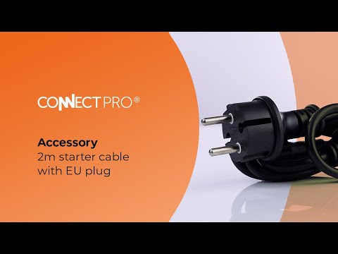 2m Starter Cable with EU Plug - Powers up to 7,600 LEDs - MV021-EU