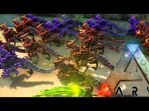 Ark Survival Evolved - EPIC DRAGON ARMY VS WARDEN, BOSS BATTLE - Modded Survival Ep72 (Ark Gameplay)