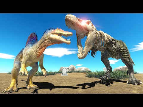 Zombie T-Rex EATS Other Dinosaurs - Animal Revolt Battle Simulator