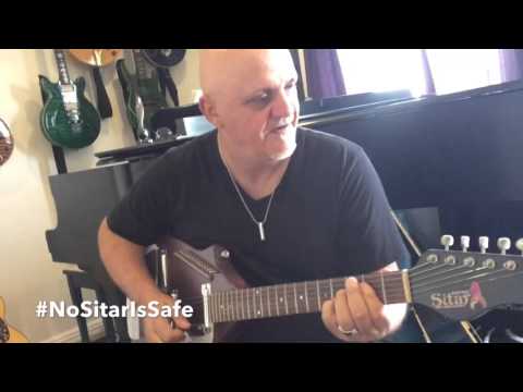 Frank Gambale and a Jerry Jones Electric Sitar