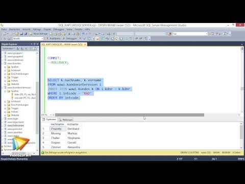 SQL lernen und anwenden – Workshop Tutorial: Beispiel 4: Einfügen mit SELECT |video2brain.com