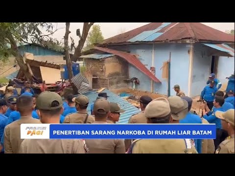 DITRESNARKOBA POLDA KEPRI TERTIBKAN SARANG NARKOBA DI RUMAH LIAR