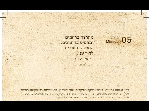 Shmuel Greiniman -  Misratze | שמואל גריינימן - מתרצה