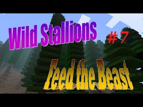 Wild Stallions - Feed the Beast e07 Franching - Minecraft