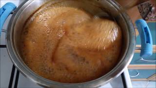 evde organik üzüm pekmezi yapımı