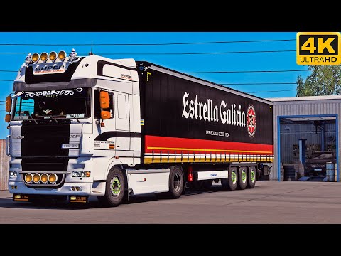 [G29] ETS2 (4K 60FPS) | HUNGARY MAP | DAF XF105 510 (open pipe) | CEGLÉD 🇭🇺 - BUDAÖRS 🇭🇺