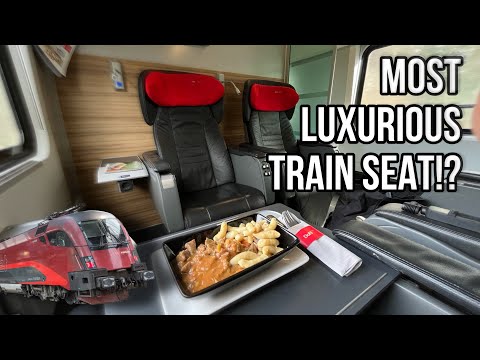 The MOST LUXURIOUS train seat?! | ÖBB Railjet BUSINESS CLASS | Tripreport