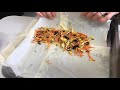 Delicious Vegan Spring Rolls Big Size Making For Lot Of People Original Saigon Restaurant