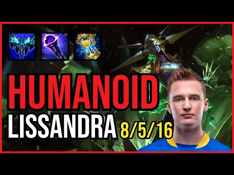 HUMANOID - LISSANDRA vs ZED Mid - EUW Challenger - Patch 11.7