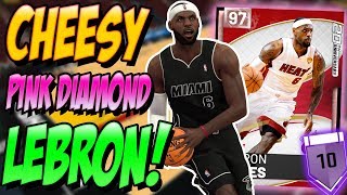 NBA 2K19 MYTEAM PINK DIAMOND LEBRON JAMES GAMEPLAY! IS HE SUPPOSED TO DO THAT?