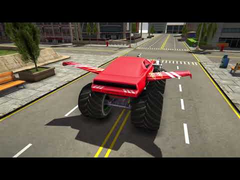 Flying Monster Truck Robot Transform - Robot Wars By Machine Dreams Inc