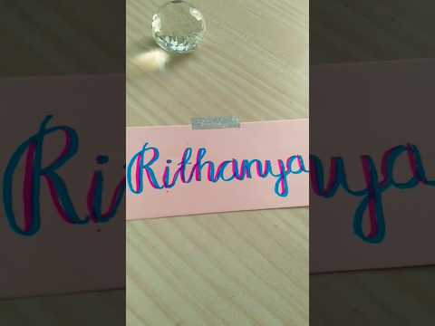 Rithanya 💕.       #archistic #nameart #shorts