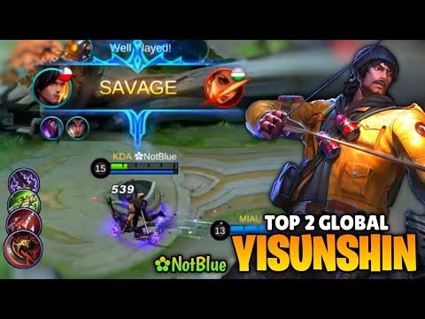 SAVAGE! Yss Fast Rotation Gameplay [ Road to Top 1 Global Yi Sun Shin ] By  ✿NotBlue - MLBB