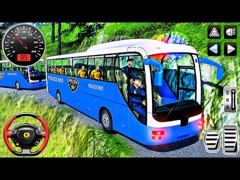 Prisoner Transport Bus Simulator - Service Driver Police Bus 3D - Best Android GamePlay