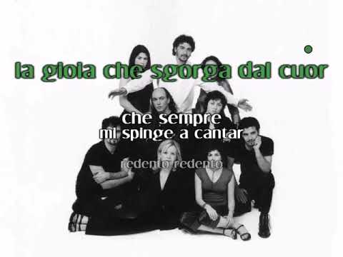 redento redento karaoke cristiano italiano