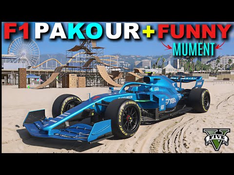 F1 CAR IMPOSSIBLE RAMP PARKOUR CHALLENGE IN GTA 5!