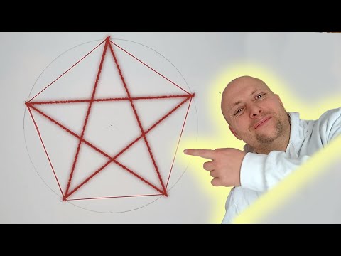 Anleitung: Pentagramm oder Fünfeck zeichnen / Tutorial Stern mit 5 Zacken zeichnen