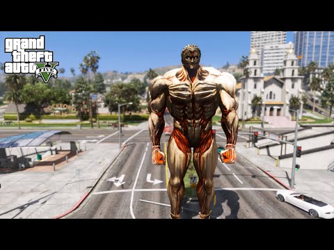 GTA 5 - Armored Titan (Attack on Titan mod)